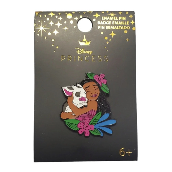 New Loungefly Disney Moana & Pua Enamel Collection Pin - Picture 1 of 3